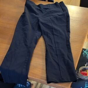 LOFT Navy Ankle-Length Women's Pants